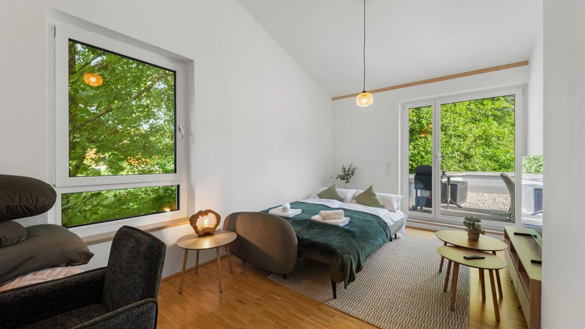 Flussperle Miesbach - Erholung Pur Direkt An Der Schlierach - Dachterrasse Mit Grill, Kostenloses Parken